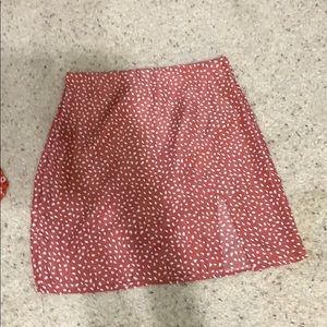 pink skirt